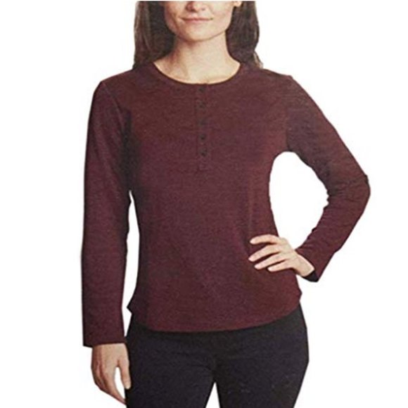 Vintage America Womens Henley Blouse Vintage America Womens Henley Blouse